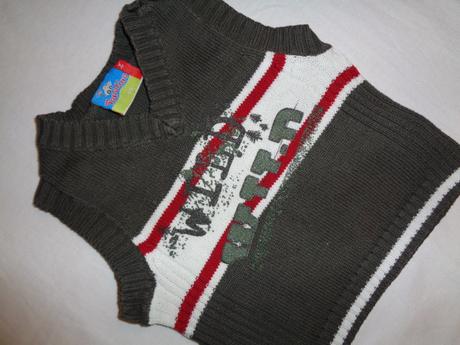 Luxusní hnědá přízová vesta, lupilu,68