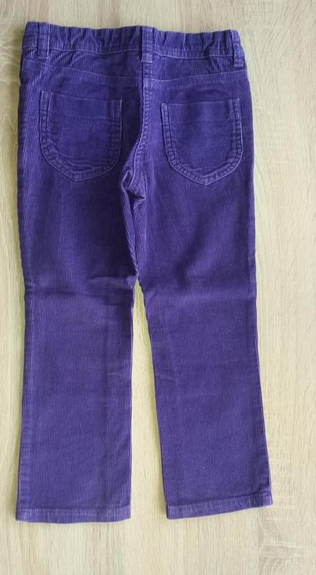 Fialové manšestráky john lewis girl vel. 110, john lewis,110