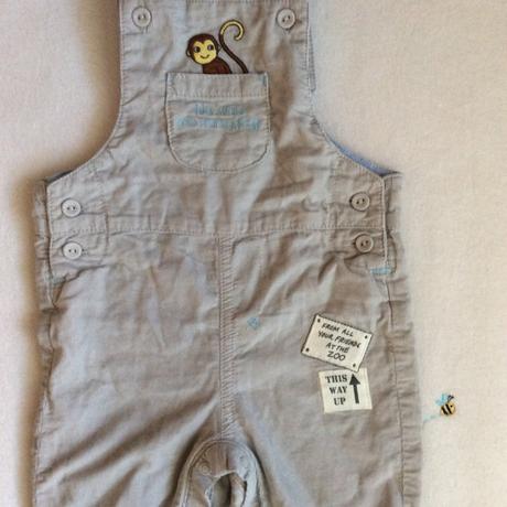 Laclové kalhoty s opičkou zn. m&s, marks & spencer,68