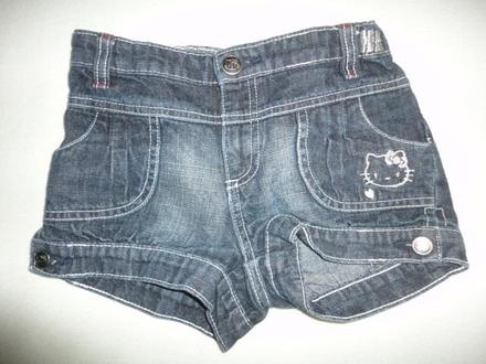 Supr šortky hello kitty, vel. 116-122, sanrio,116