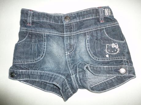 Supr šortky hello kitty, vel. 116-122, sanrio,116