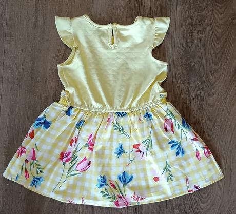 Krásné letní žluté šaty nutmeg,vel.80/86, nutmeg,80