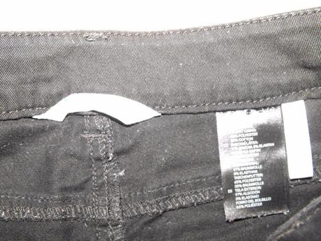 Čierna džínsová sukňa h&m, h&m,146