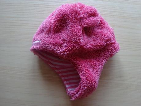 Zimní čepice s oušky, vel. 62/68, pumpkin patch,62