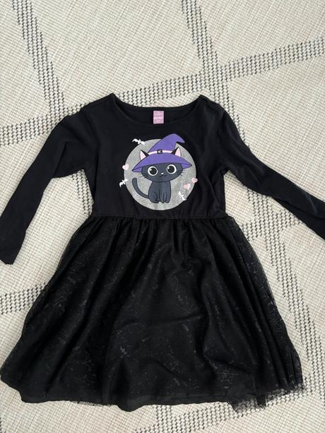 Černé šaty halloween 110, dopodopo,110