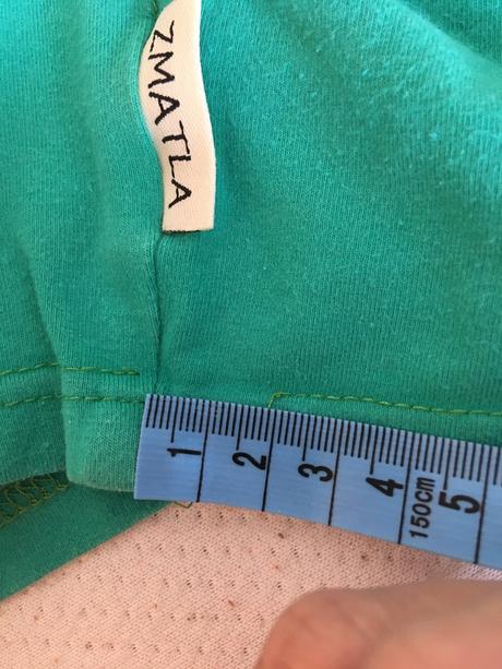 Těhotenské tílko bez ramínek - zelené (vel. s), s