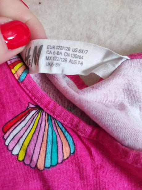 Letní šaty 122-128, h&m,122