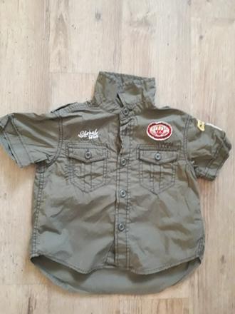 Košile 92 krátký rukáv, h&m,92