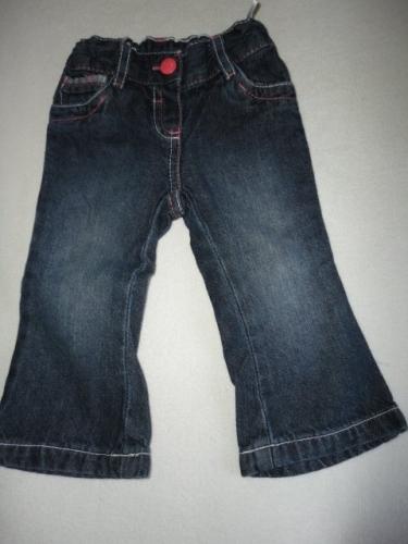 Slušivé, užší riflíky z c+a, vel. 74, c&a,74