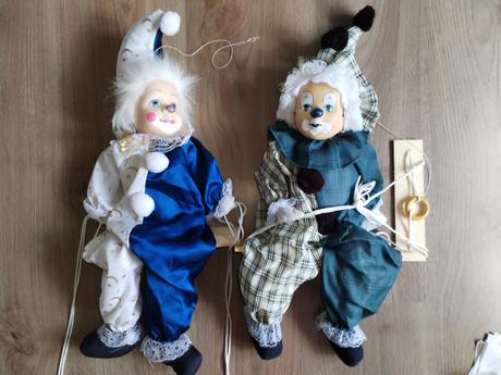 On + ona originální dekorace klauni, 