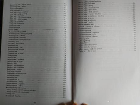 Kuchařka saláty zeleninové a ovocné,