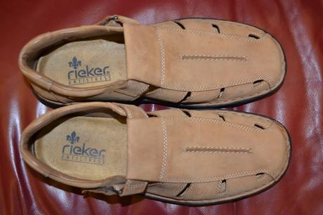 Kožené boty zn. rieker vel.45 - pouze vyzkoušené, rieker,45