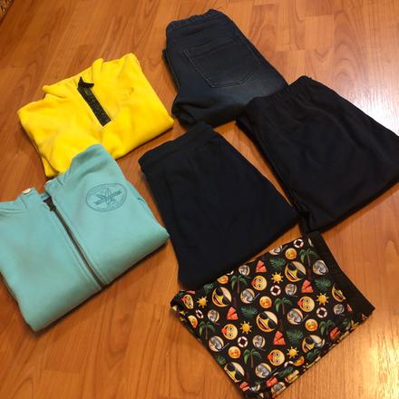 Oblečení kluk 8ks vel 134, 122–134