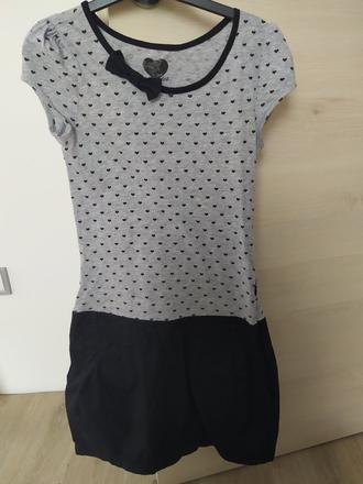 Šedočerné šaty, reserved,146