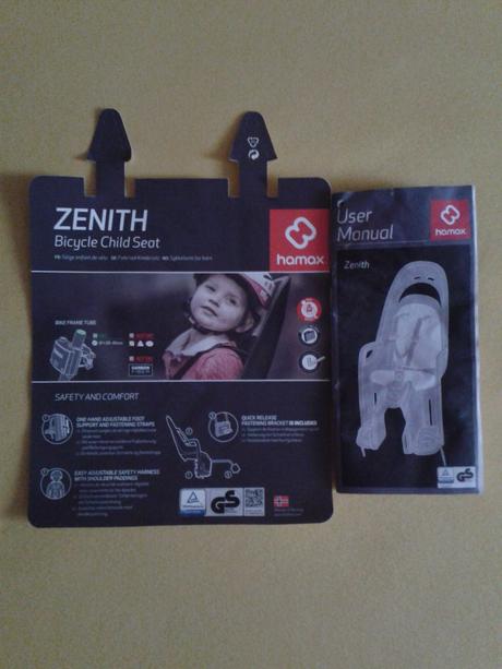 Dětská cyklosedačka hamax zenith,
