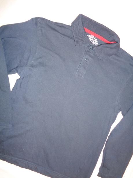 Super modré límečkové tričko 146-152, c&a,146 / 152