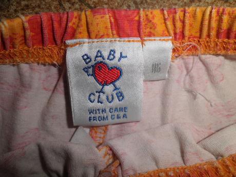 Bavlněné kraťasy 98-104, baby club,86