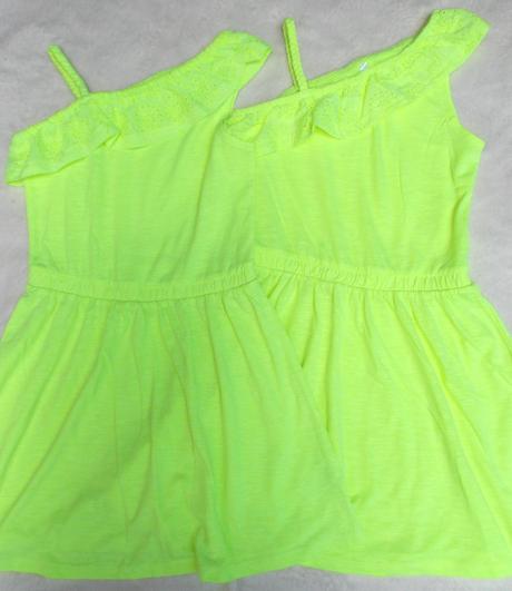 Letní neon šaty, c&a,122