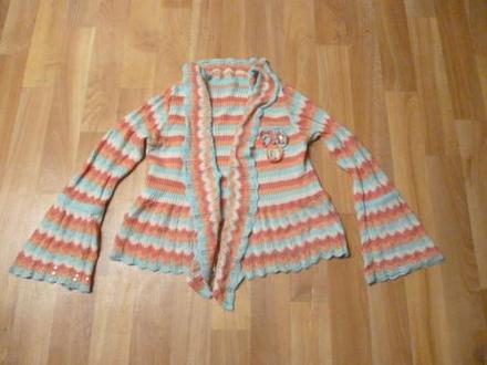 Krajkový svetr 9-10, 140