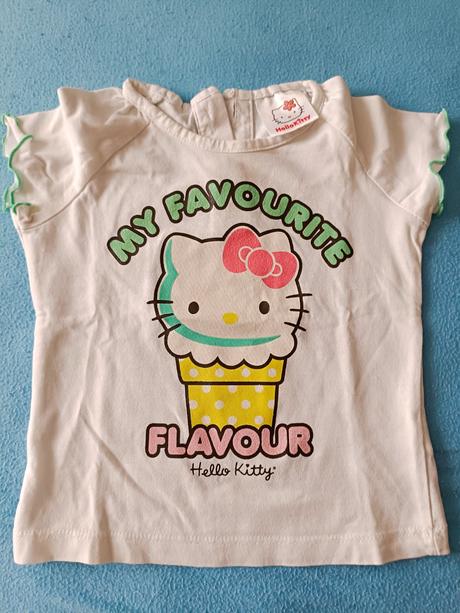 Tričko a kraťasy hello kitty, c&a,68