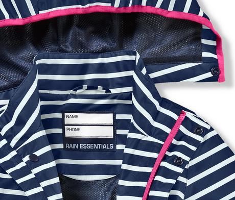 Proužkovaný kabát tchibo námořnický vel. 146/152, tchibo,146 / 152