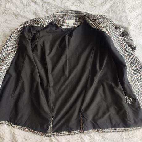 Dámský vlněný kabátek blejzr sako v 38, h&m,38