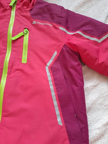 Lyžařská bunda alpine pro 128/134 ptx membrána, alpine pro,128