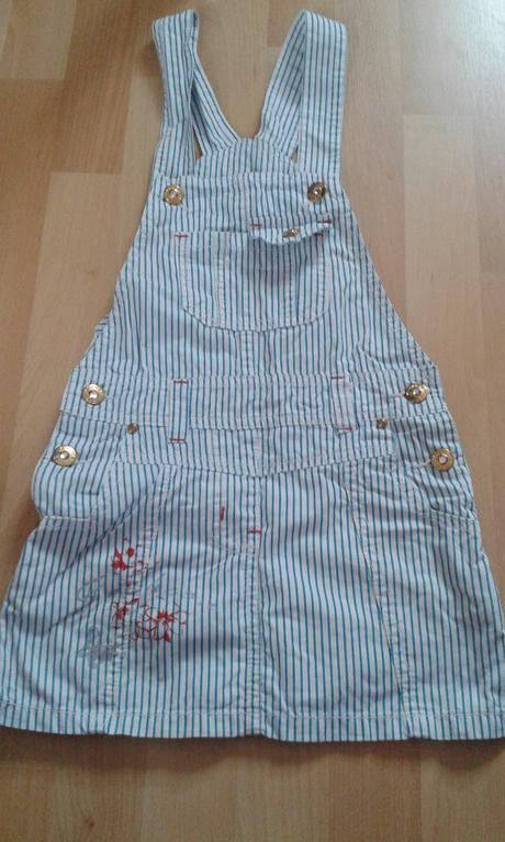 Šatičky s lacláčky - proužkované, vel. 104, 104