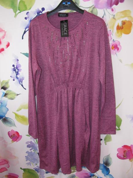 Těhotenské šaty z pleteniny grace, 46