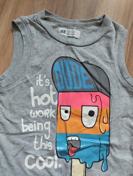 Trika bez rukávů, h&m,98