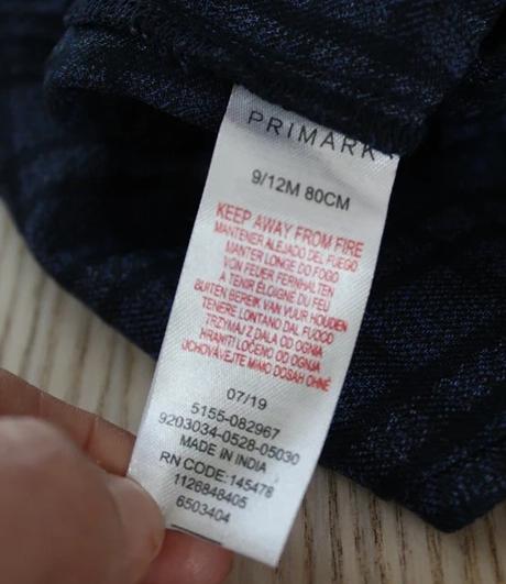 Kalhoty vel. 9 - 12 m, primark,80