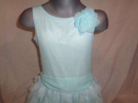 Krásné mentolově zelené šaty 110/116, 110