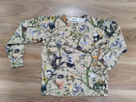 Tričko se zvířátky molo, 116
