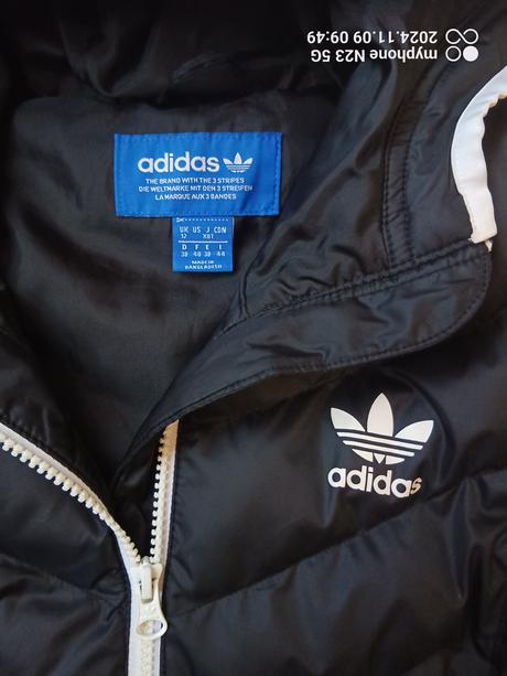 Bunda černá zn."adidas" vel."38" i větší vel, adidas,38