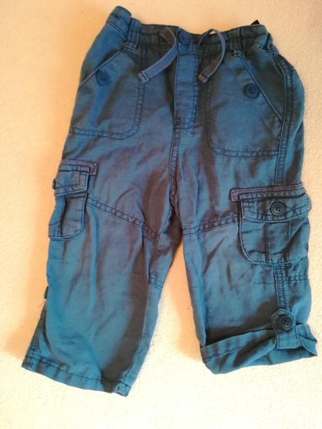 Letní plátěné kalhoty, marks & spencer,86