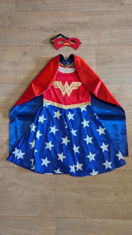 Ka374 karnevalový kostým wonder woman 6 - 7 let,