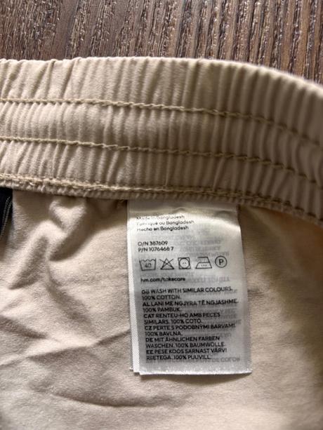 Kalhoty loose fit, h&m,s