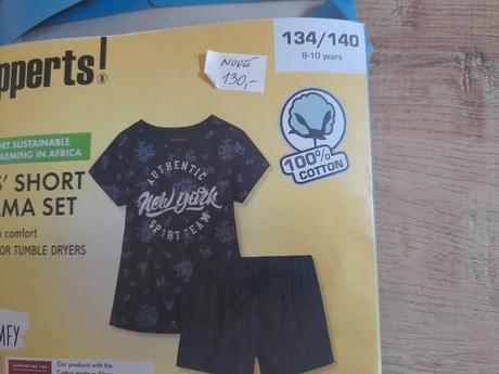 Letní pyžamo, pepperts, vel 134/140, pepperts,134