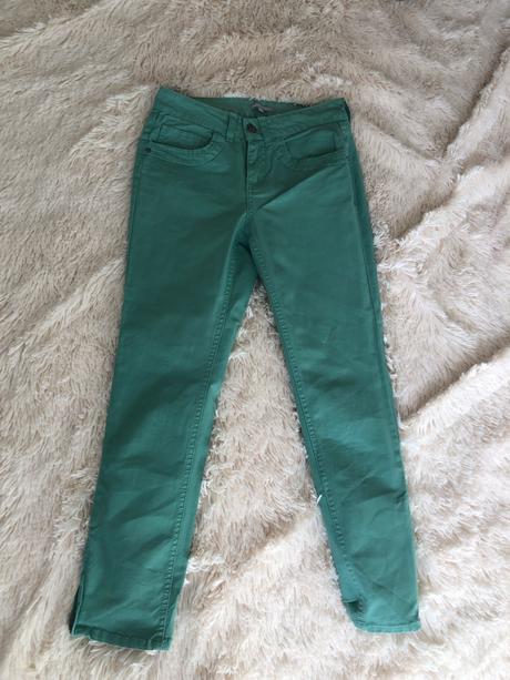 Zelene kalhoty 34 od 3 suisses collection, 34