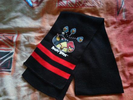 Zimní šála angry birds, vel. 7-101 let, 128