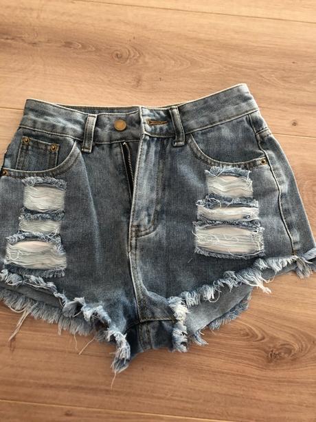 Kraťasy riflové, velikost xxs, xs