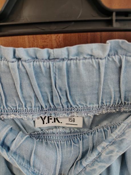 Dívčí lehké ultraměkké kalhoty 158, 158