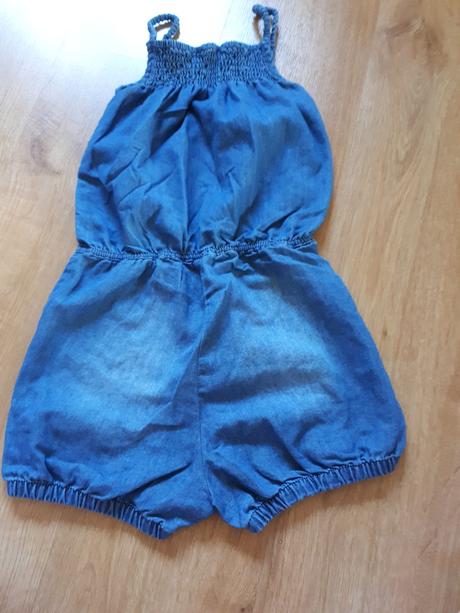 Úžasný lehoučký tenký džínový kraťáskový overal, cubus,128