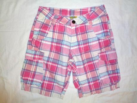 Luxusní pevné kraťasy - kapsáče - pro holky, 146