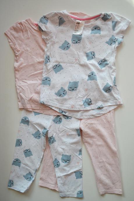 Sada letních pyžámek, h&m,110