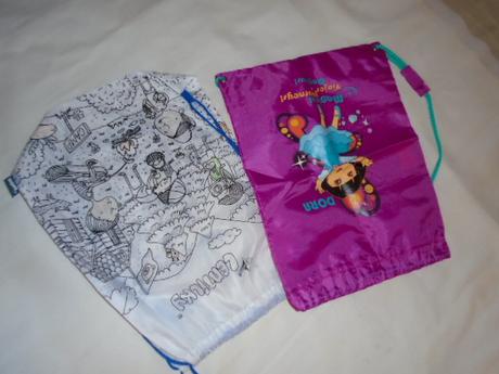 Batoh sáček na boty 2x dora malování,