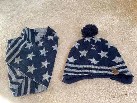 Komplet cepice a nakrcnik, h&m,98