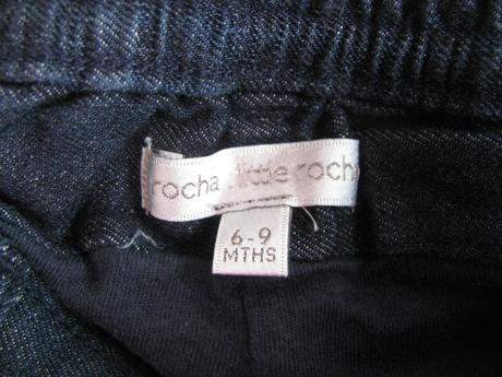 Zateplené džíny v.6-9 měs. unisex, rocha.little.rocha,74