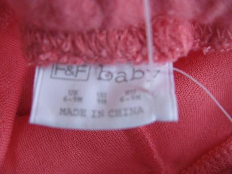 Set - dívčí tepláčky, kalhoty v.6-9 měs., f&f,74