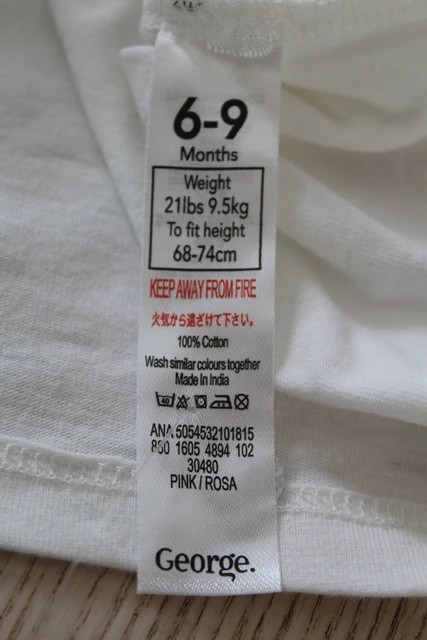 Tričko vel. 6 - 9m, george,74